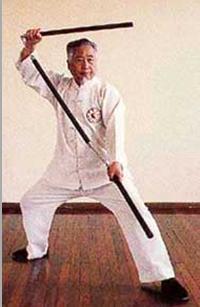 Maestro Chang Dsu Yao Il bastone snodato a tre sezioni